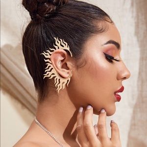 Flame Statement Earring